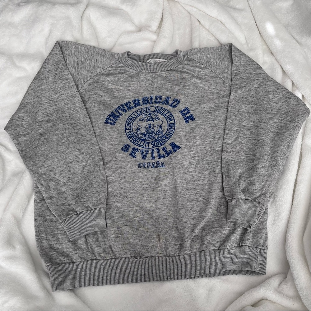 Vintage Universidad de Sevilla España raglan
